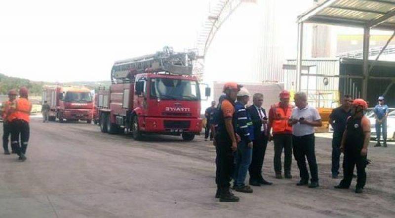 Çanakkale'deki Termik Santralde Yangın ve Patlama