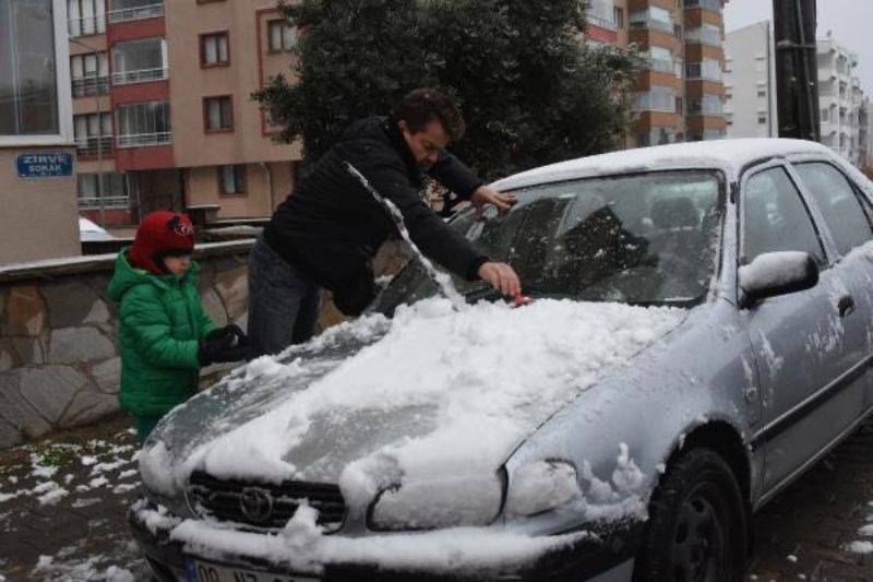 Çanakkale’de Kar Yağışı