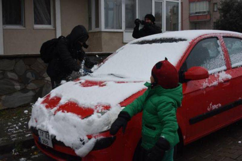 Çanakkale’de Kar Yağışı