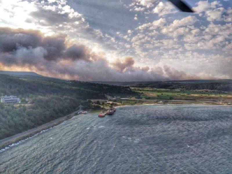 Çanakkale'de Orman Yangını