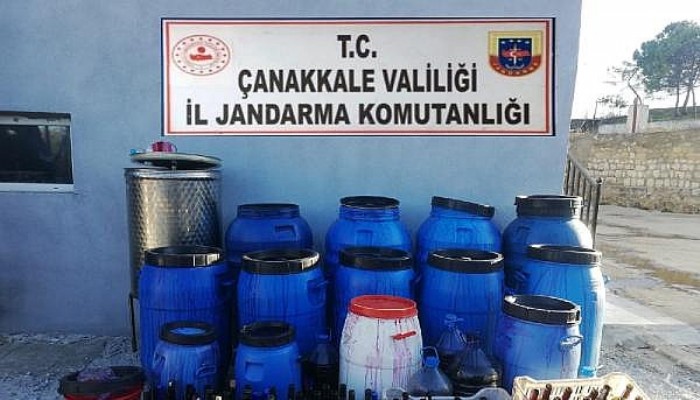 Bağ Evinde Bin 300 Litre Sahte Şarap Ele Geçirildi