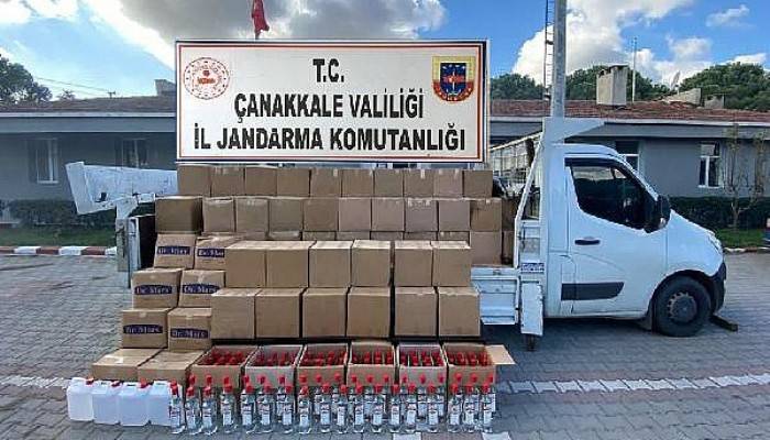 Çanakkale'de 2 Ton 620 Litre Etil Alkol Ele Geçirildi