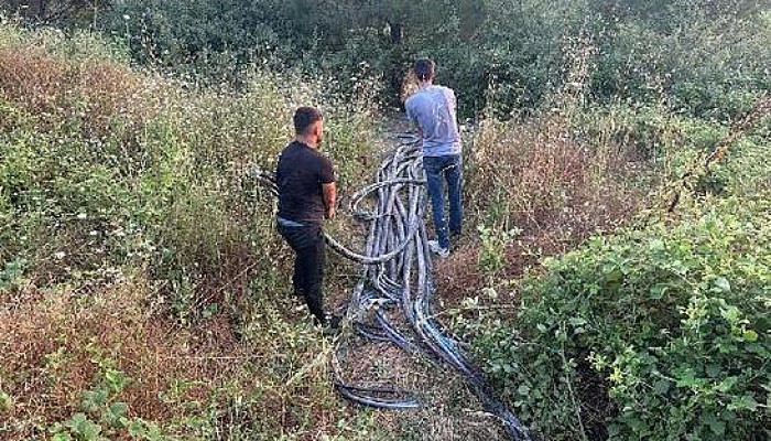 1 Milyon 700 Bin TL Değerinde Kablo Çalarken Yakalandılar