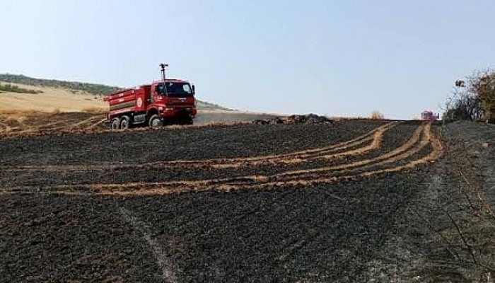 Tarım Arazisinde Yangın; 1 Hektar Alan Kül Oldu